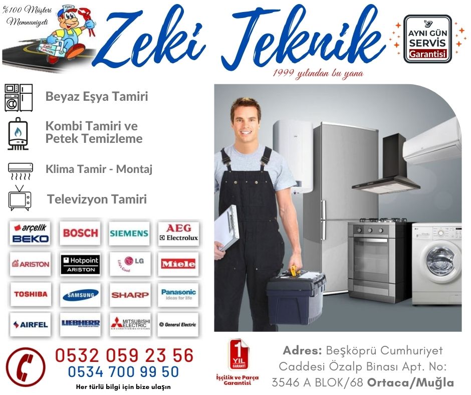 Ortaca Bosch Beyaz Eşya Servisi 